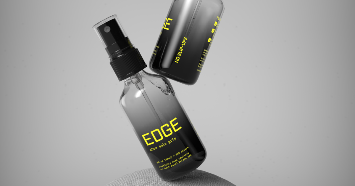 Bot Sprayed Edge How to Use EDGE® Shoe Grip Spray | Court Traction Guide
